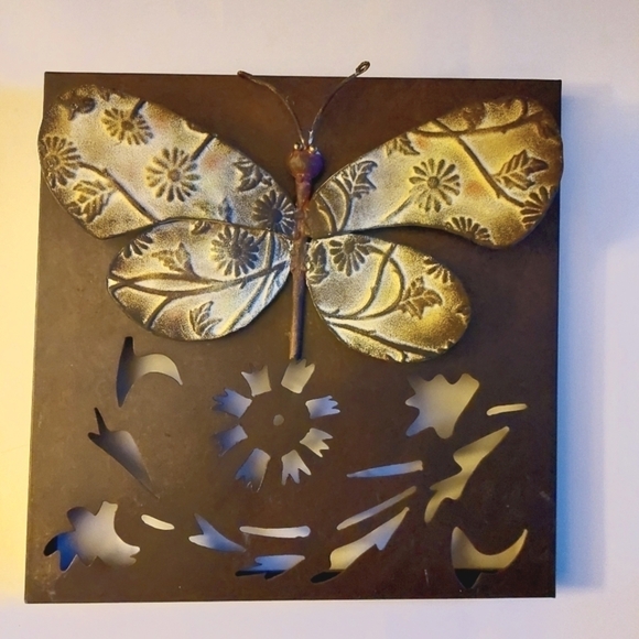 Vintage* Metal Butterfly Wall/Outdoor - Picture 1 of 4